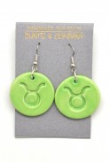 Taurus Ceramic Earrings